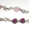 Lilac heart bracelet 'Delmonico'
